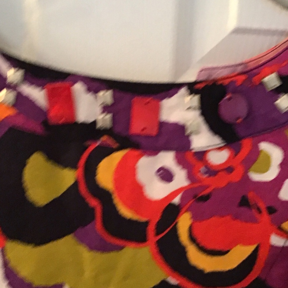 Ruby Rd. Colorful Floral Tunic Top - Picture 4 of 4